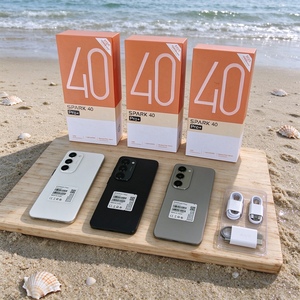 Spark40 Pro ขายดี ของใหม่แกะกล่อง รองรับ 4G/5G ทั่วโลก รองรับซิมคู่ ปลดล็อคด้วยใบหน้าและลายนิ้วมือ หน้าจอโค้งเล็กน้อย - Product Image 4