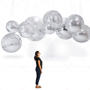 Factory Price OEM Advertising Balloon Inflatable <b>Ball</b> Large Outdoor Decoration <b>Mirror</b> Inflatable Metallic Sphere <b>Mirror</b> <b>Ball</b> Out - Product Image 1