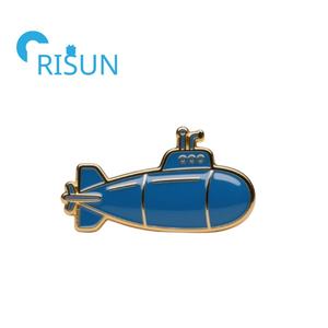 Alfileres de solapa esmaltados de alta calidad insignia ropa mochila broche tanque portador avión caza Jet insignia dibujos animados submarino Pin insignia - Product Image 4