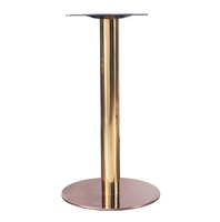 Piétements de Table en Acier Forgé Ronds pour Café, Restaurant, Industriel – Châssis et Pieds de Meubles en Fonte Métallique