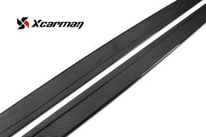 Extensión de faldones laterales de fibra de carbono preimpregnada para BMW M3 F80 M4 F82 F83, estilo MP, panel de balancín - Product Image 4