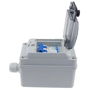 Boîte de distribution électrique étanche extérieure IP65 disjoncteur solaire AC DC MCB 63A RCBO boîte de fil de jonction en plastique ABS - Product Image 3