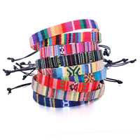 Bracelet arcs-en-ciel tissé à la main femmes hommes LGBT fierté Gay lesbienne Bracelets tressés Bracelet unisexe Couple amitié bijoux