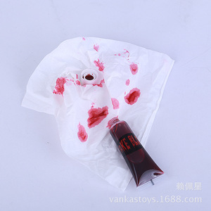 Pankasi Horror Blood And Fangs 15ml, sang et crocs artificiels pour maquillage, accessoire pour fête d'Halloween - Product Image 4