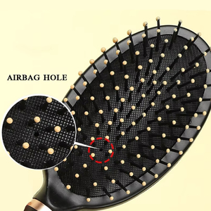Wholesale Custom Home 3Pcs Set Scalp Massage Airbag Comb Plastic Handle <strong>Curly</strong> and Detangling Hair <strong>Brush</strong> - Product Image 2