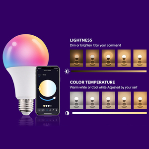 <span class=keywords><strong>Ampoule</strong></span> intelligente RGB à télécommande en aluminium E26 <span class=keywords><strong>E27</strong></span> B22 pour la décoration de la maison, très vendue - Product Image 4