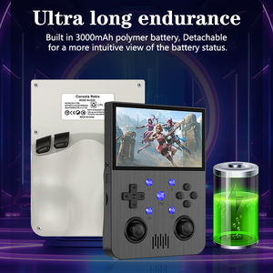 เครื่องเล่นเกมพกพา YUXU G30 หน้าจอ IPS 4.3 นิ้ว แบตเตอรี่ 3000mAh Wi-Fi 10000 เกมส์ ซีพียู Quad-core 1.5GHz ระบบปฏิบัติการ Linux สไตล์เรโทร - Product Image 3