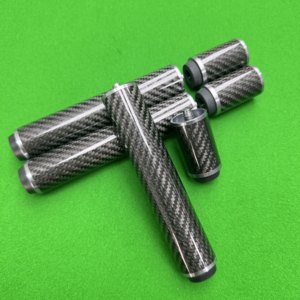 Extensión de taco de billar de fibra de carbono de dos piezas, extensor trasero ligero para todo tipo de tacos de billar - Product Image 2