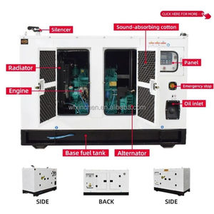 Chất lượng cao Hot Bán Powered by động cơ <span class=keywords><strong>diesel</strong></span> 100kw 125kva 3 giai đoạn 240V/400V im lặng loại điện Máy phát điện <span class=keywords><strong>diesel</strong></span> 30kw-2000kw - Product Image 6