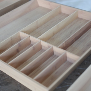 Mới phát hành bằng gỗ lưu trữ tủ bằng gỗ tre Nhà Bếp Đựng thức ăn tổ chức tre ngăn kéo Divider cổ điển tre dụng cụ chủ - Product Image 6