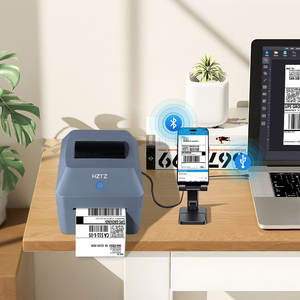 Dernière conception OEM Imprimante d'étiquettes autocollantes et de codes-barres Étiquettes thermoadhésives Imprimante d'étiquettes d'expédition de 4 pouces Imprimante de billets de voies respiratoires - Product Image 6