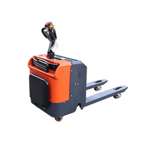 รถยกพาเลทไฟฟ้า 3 ตัน แบตเตอรี่ตะกั่ว-กรด 48V ยางตัน ใช้ภายในอาคาร แบบยืนขับ ยกเสาเดี่ยว - Product Image 1