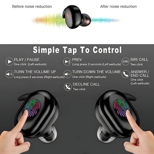 Mini Auricolari Più Venduti Y30 <span class=keywords><strong>TWS</strong></span> Cuffie con Cancellazione del Rumore ENC Headset Stereo 3D True Wireless Auricolari In-Ear Y30 - Product Image 2