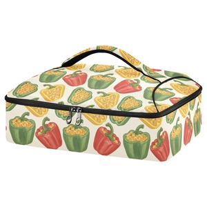Christmas Large-Capacity Thermal Lunch Cooler Bag Custom Print Portable Insulated Pizza Bag for Picnic Food Bag With Logo - Product Image 1