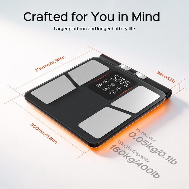 Wholesale 8 Electrode Body Fat Scale Factory OEM ODM Clinical Grade Hand-to-Foot Professional Analyzer VA Display CE ISO