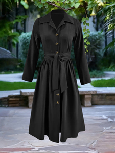 Abiti Casual in <span class=keywords><strong>stile</strong></span> <span class=keywords><strong>Vintage</strong></span> nuovi taglie forti in vita impero aderenti e larghi in tinta unita con <span class=keywords><strong>abito</strong></span> in maglia lungo fino al pavimento - Product Image 4