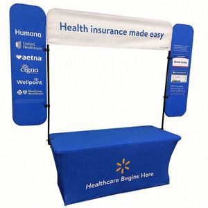 Promotion Display Accessories Set Table Cloth <b>Top</b>-Up <b>Feather</b> Flag Banner - Product Image 1