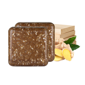<span class=keywords><strong>Shampoing</strong></span> Solide Nettoyant en Profondeur pour Cheveux et <span class=keywords><strong>Cuir</strong></span> <span class=keywords><strong>Chevelu</strong></span> Gras, Formule Gingembre et Goudron de Pin, Biologique et Fait Main, Conception de Logo Gratuite - Product Image 1