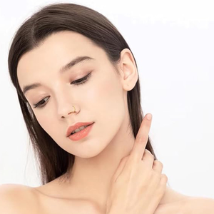 Bán buôn G23 Titan PVD mạ vàng không xỏ mũi <span class=keywords><strong>Stud</strong></span> nhẫn cho phụ nữ mũi xuyên - Product Image 3