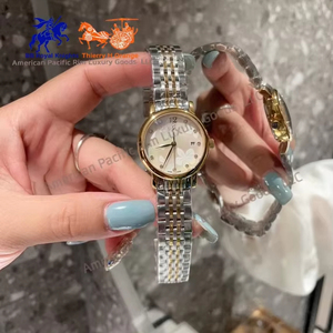 Montre à quartz de luxe pour femme Longnes, tendance, avec bracelet en acier, cadran en verre style INS, populaire, style bracelet Kate Sp - Product Image 4