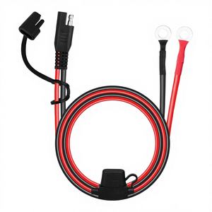 Kabel Ekstensi Tembaga SAE 2FT 10AWG Berisolasi PVC 110V Adaptor Konektor Baterai Kabel Aksesori Harness - Product Image 1