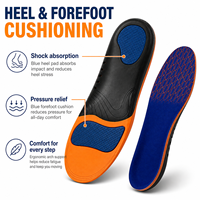 Semelles orthopédiques pour fasciite plantaire (plus de 100 kg), pour hommes et femmes, inserts orthopédiques pour voûte plantaire haute, pieds plats, surpronation et douleurs au talon
