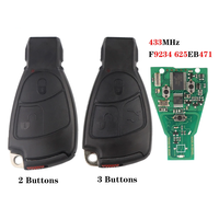 LONSDOR 원격 자동차 키 12V ROHS 인증 433Mhz 2/3 버튼 (1996-2006 W203 W204 W211 W20 모델용)