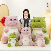 Peluche Dragon Magique Soleil Scintillant en Gros, Poupée en Peluche de Dessin Animé, Poupée Egglet Amovible, Compagnon pour Filles et Enfants, Cadeau d'Anniversaire