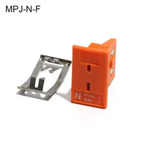 1PC Connecteur de prise thermocouple industriel MPJ-K-F petit format K/T/<span class=keywords><strong>J</strong></span>/<span class=keywords><strong>E</strong></span>/N/RS/<span class=keywords><strong>U</strong></span> -50~220 Installation sur panneau à boucle métallique MJP1-06 - Product Image 4