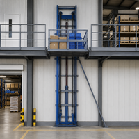 Plateforme élévatrice hydraulique électrique à faible coût, petit élévateur de marchandises, palan électrique pour entrepôt domestique