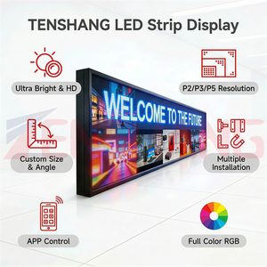 Letrero LED Flexible RGB a Todo Color, Control por Aplicación, Texto Desplazable, <span class=keywords><strong>Anuncios</strong></span>, Pantalla LED Universal para Interiores y Exteriores - Product Image 3