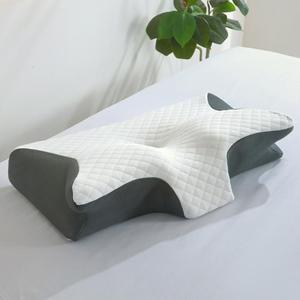 Almohada Cervical Ergonómica Ortopédica de Espuma Viscoelástica Refrigerante 0728 para Alivio del Cuello, Lavable a Máquina - Product Image 4
