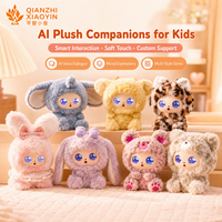 Peluche AI Kawaii Mini avec 7 Styles de Personnages, Yeux LED Expressifs, Clonage Vocal ChatGPT 50+ Langues, Mémoire Longue Durée, WiFi 2.4G, Unisexe
