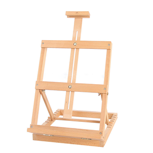 Chevalet miniature réglable en bois de hêtre de haute qualité, support de <span class=keywords><strong>table</strong></span> portable pour peinture, présentoir pour <span class=keywords><strong>artistes</strong></span> MINGHUA HJ-11 Shandong - Product Image 2