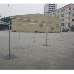 Portable Adjustable Aluminum Silver Pipe and Drape <b>Backdrop</b> <b>Stand</b> Kit for Wedding - Product Image 6