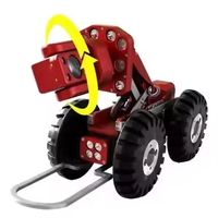 Robot d'inspection vidéo pour canalisations industrielles, caméra PTZ avec carte SD CMOS pour grandes conduites de 200 mm à 2000 mm