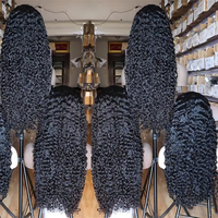 Vente en gros brut vietnamien 13X4 HD dentelle frontale birman bouclés tisse cambodgien vierge perruques de cheveux
