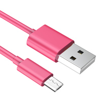 Vente en gros de câble micro USB multicolore pour téléphones mobiles à charge rapide Android