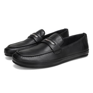 Zapatos Oxford de Cuero Vacuno Duradero con Tacón Reforzado, Suela de Goma Antideslizante, Impermeables, con Punta en Pico, Zapatos de Negocios para Hombre - Product Image 1