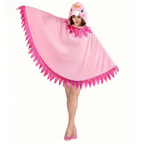 Disfraz <span class=keywords><strong>de</strong></span> Capa <span class=keywords><strong>de</strong></span> Flamenco para Halloween, Lindo Traje <span class=keywords><strong>de</strong></span> Cosplay con Temática Animal para Adultos - Product Image 4