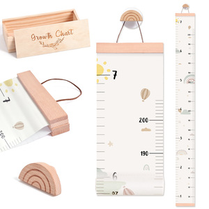 Règle de mesure murale en bois pour la croissance des bébés de 4 à 6 ans, vente chaude transfrontalière - Product Image 6