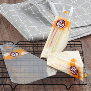 Sacchetti di Plastica per Sandwich Contenitore Triangolare Pieghevole Facile da Aprire per Imballaggio Alimentare - Product Image 4
