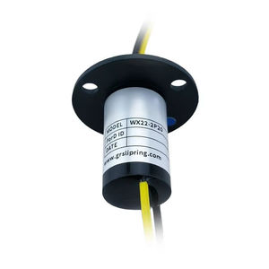 Collecteur électrique à faible puissance 20A, 2 voies, 22mm, type capsule à bride, avec contacts électriques de haute performance et matériaux de contact - Product Image 3