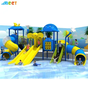 MT-SS029 Water Park Slide Playground Slides Kids Playground Plastic Slides