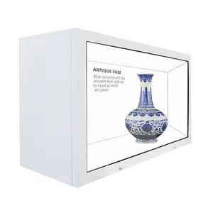 Tela transparente OLED AOYI de alto brilho Equipamento para salão de exposições multimídia