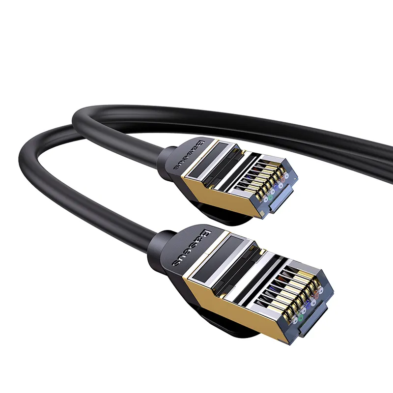 Baseus 이더넷 케이블 LAN 케이블 10Gbps 라운드 RJ45 3M Cat7 라우터 모뎀 인터넷 네트워크 용 케이블