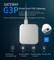 Passerelle filaire TTLOCK G3 G3P avec POE pour le déverrouillage intelligent de l'alarme de synchronisation d'enregistrement et la gestion à distance