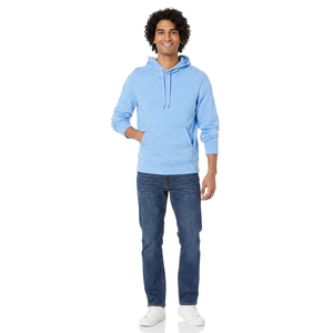 Casual Hoodie For Men With Custom Fit <b>Thick</b> <b>Fleece</b> Pullover Hoodies Long Sleeve Warm Sweatshirt For Daily Use - Product Image 1