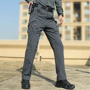 <span class=keywords><strong>Pantalon</strong></span> cargo pour homme, style tactique, multi-poches, <span class=keywords><strong>pantalon</strong></span> de travail, coupe droite, utilitaire, <span class=keywords><strong>randonnée</strong></span> en plein air, streetwear, <span class=keywords><strong>beige</strong></span> - Product Image 2