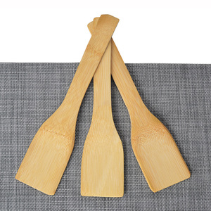 Spatules en bambou, lot de 3, ustensiles de cuisine, lavage à la main uniquement - Product Image 2